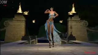 راقصة غريبة زرقاء تتعرض لاختراق مزدوج من بي بي سي في حريم السلطان